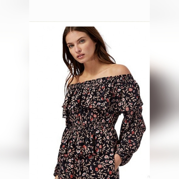 From my closet: Debenhams/ redherring off-shoulder dress - Picture 4 of 5